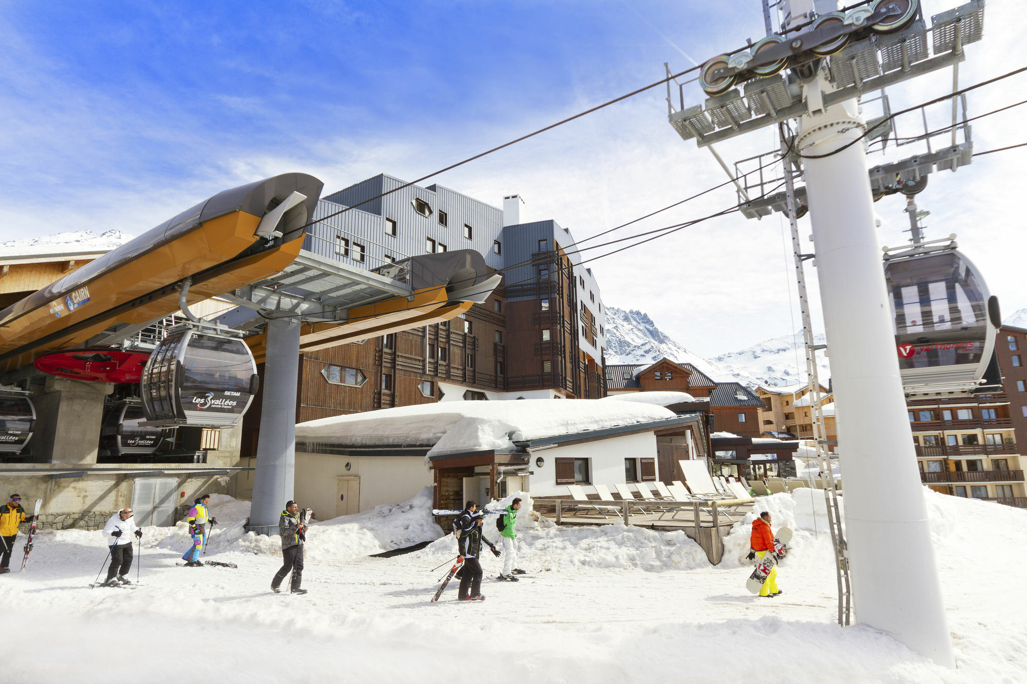 Hotel Club Mmv Les Arolles **** Val Thorens Kültér fotó